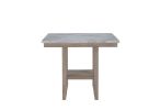 CLAUI NATURAL BAR TABLE AND BAR STOOLS