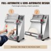 VEVOR Pizza Dough Roller Sheeter, 3-15 Inch Automatic Commercial Pizza Press, 390W Electric 260 Per Hour Dough Roller