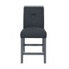 ARIYA 5PC DARK GRAY BAR TABLE AND BAR STOOL SET