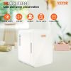 Vevor Mini Fridge,10L/12 Can Luxury Skin Care Refrigerator, Small Beverage Fridges for Bedroom Office Dorm Car Travel, AC/DC Cooler & Heat for Foods