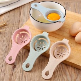 Stem Egg Separator White and Yolk Filter Kitchen Baking Separator Tool (Color: 3)