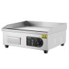 VEVOR Commercial Electric Griddle, 1700W Countertop Flat Top Grill, 122°F-572 °F Adjustable Temp