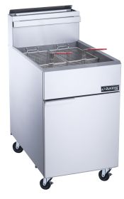 Dukers Commercial Kitchen Fryer With Three Tube Burner (Model: DCF3-LPG(Propane), Material: Stainless Steel)