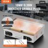 VEVOR Commercial Electric Griddle, 2800W Countertop Flat Top Grill, 122°F-572 °F Adjustable Temp