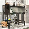 Home with cabinet door kitchen storage rack sink dish tray storage rack Multi-function counter top drain rack