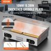 VEVOR Commercial Electric Griddle, 2800W Countertop Flat Top Grill, 122°F-572 °F Adjustable Temp